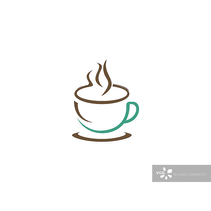 咖啡店标志设计图片素材