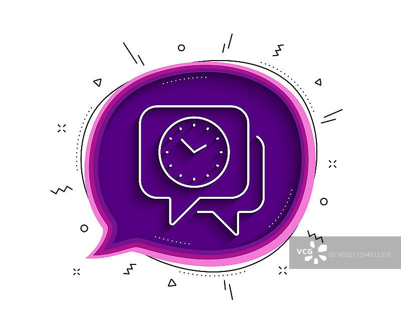 时间管理线图标时钟手表标志图片素材