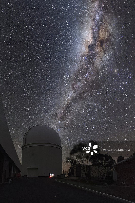 英澳望远镜上的银河系图片素材