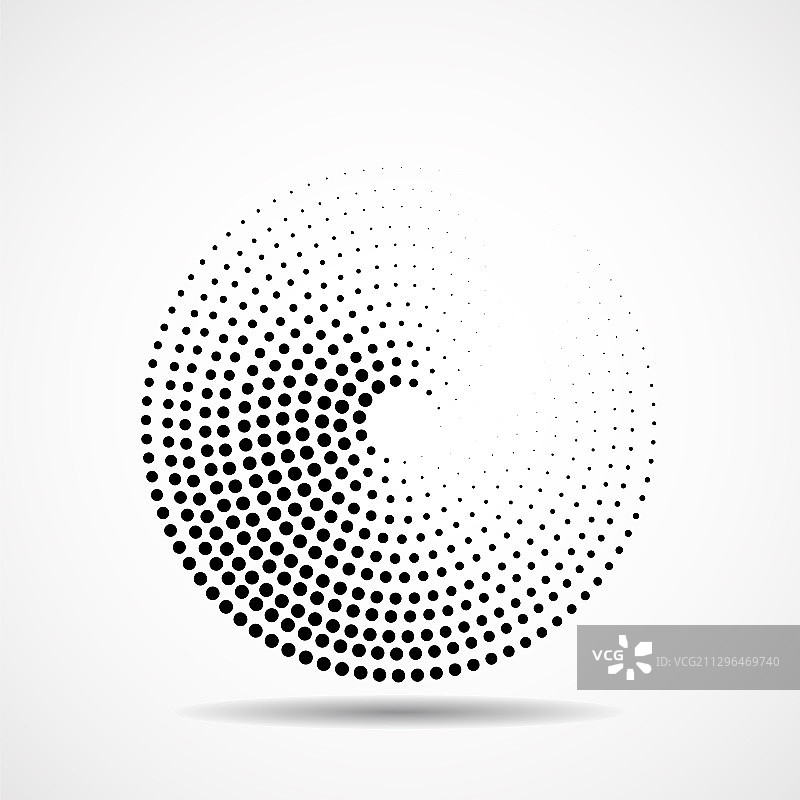 抽象的点圆圆点呈圆形图片素材