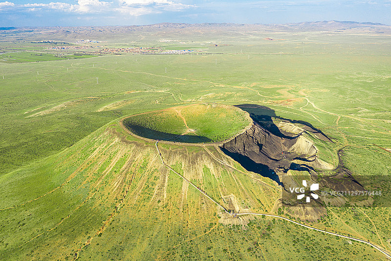内蒙古乌兰哈达火山群图片素材