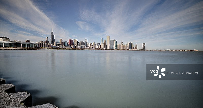 《城市之光》，芝加哥，美国图片素材