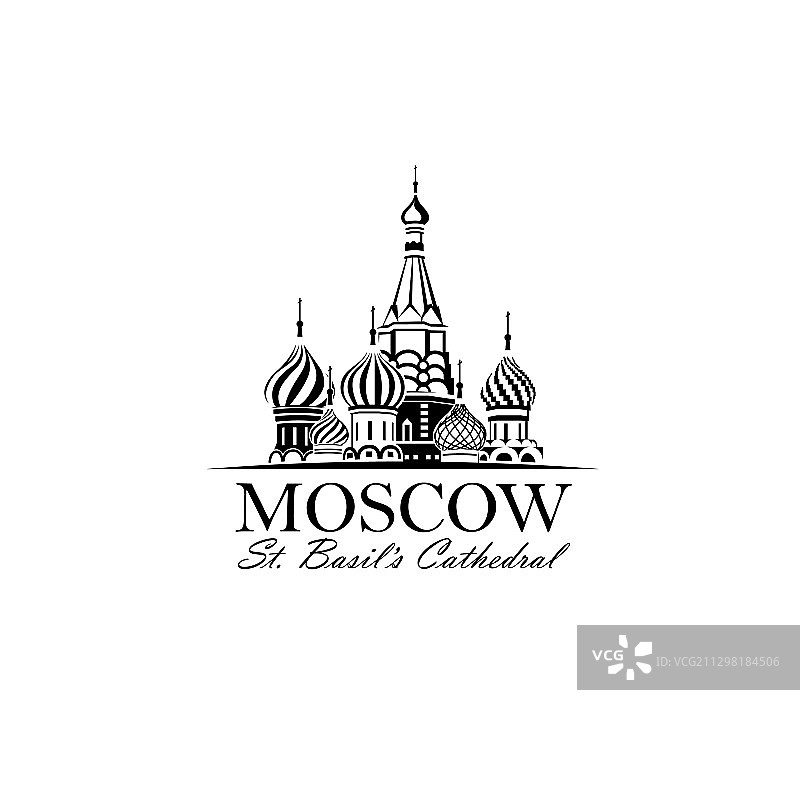 莫斯科圣巴兹尔大教堂图片素材