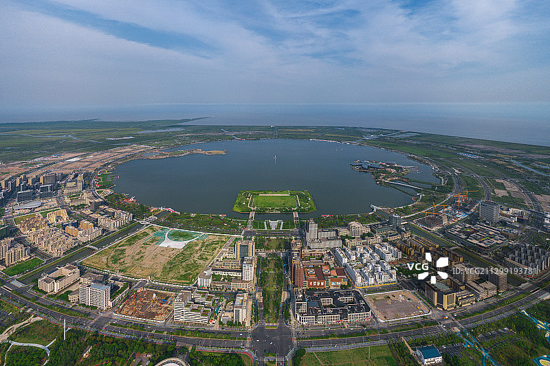 上海自贸区临港新片区图片素材