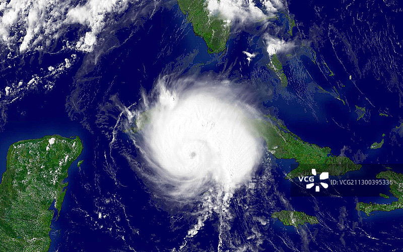 飓风查理图片素材