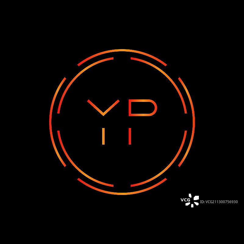 初始yp标志设计模板创意圈图片素材