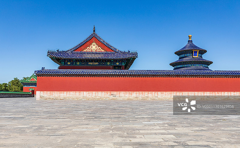 北京著名景点天坛公园祈年殿旅游目的地中国古老历史传统文化图片素材