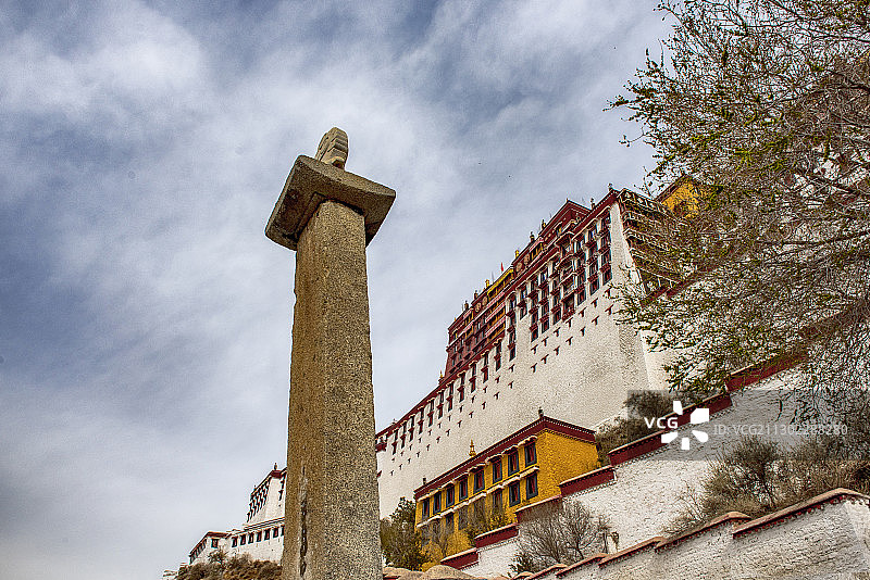 西藏拉萨布达拉宫图片素材