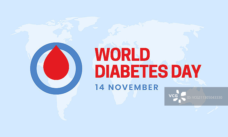 世界糖尿病日宣传海报滴血图片素材