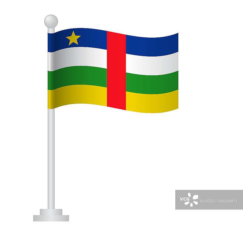 中非共和国国旗国旗图片素材