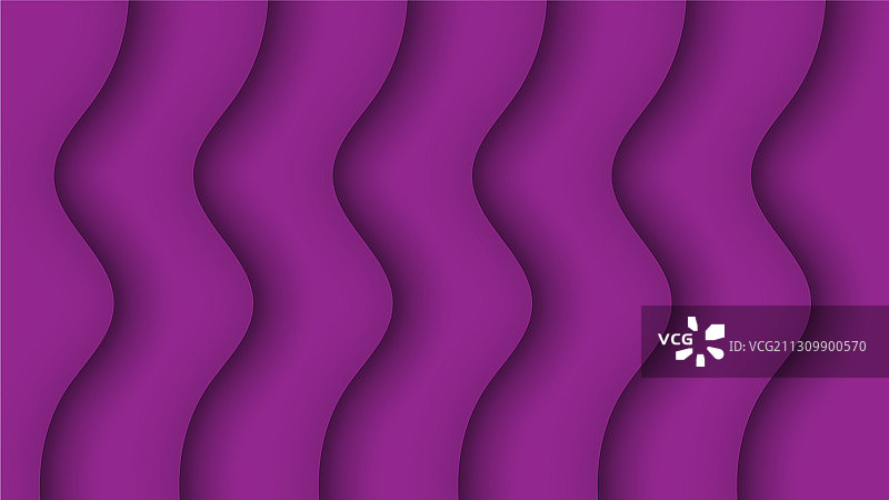 抽象现代紫色波浪剪纸背景图片素材