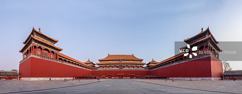 北京市故宫博物院紫禁城宫殿午门图片素材