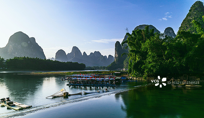桂林山水：山青、水秀、洞奇、石美图片素材