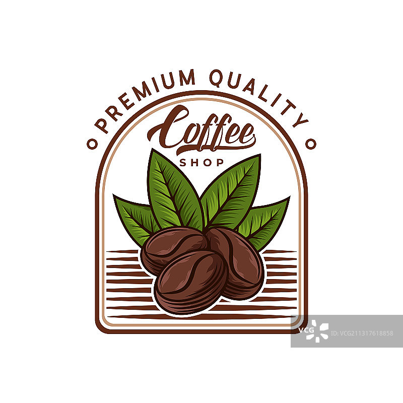 咖啡标志设计复古复古的咖啡标志图片素材