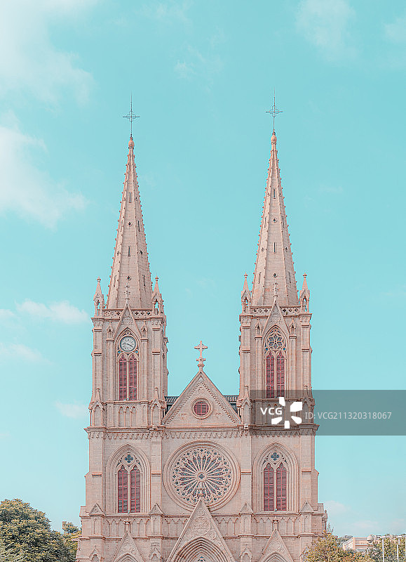 广州·圣心大教堂图片素材