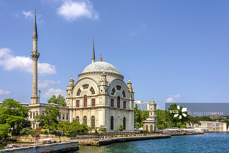 土耳其伊斯坦布尔多尔玛巴切清真寺图片素材