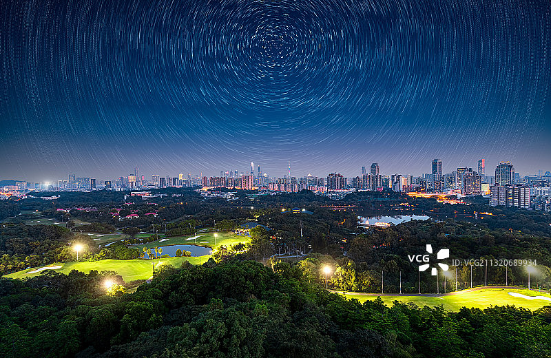 夜景广州城市风光图片素材
