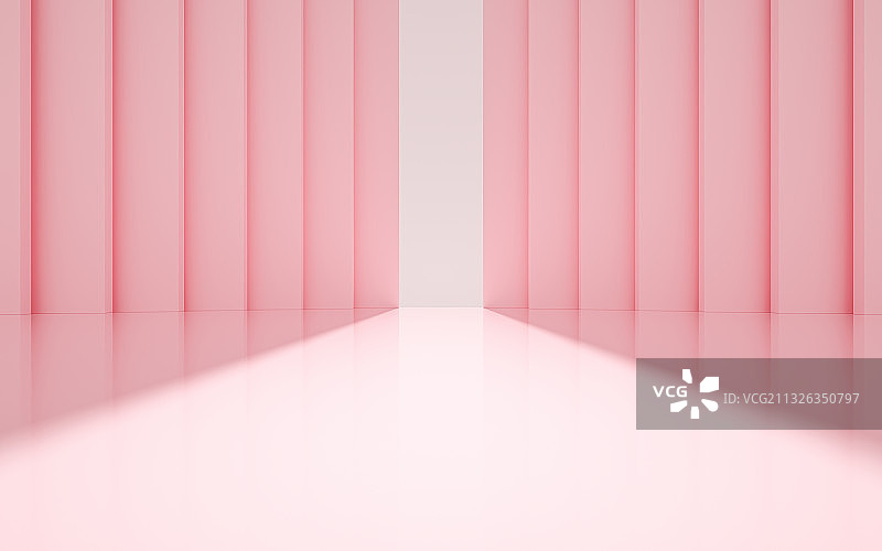 粉色三维建筑空间背景图片素材