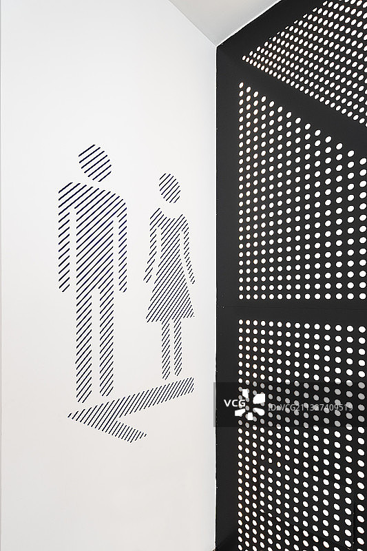 厕所 卫生间 标识 男女 两性 箭头 展馆图片素材
