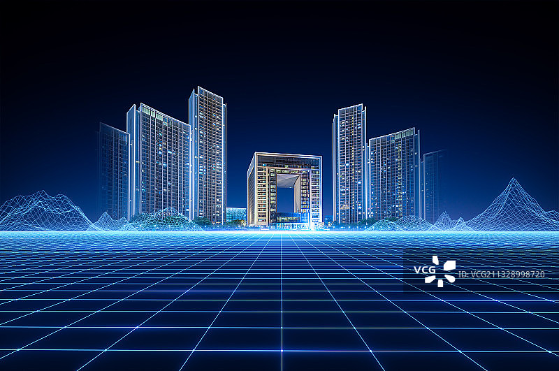 天津科技城市建筑图片素材