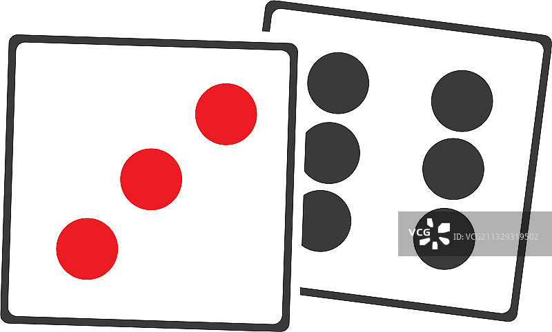 骰子标志图标赌场游戏符号骰子图标图片素材