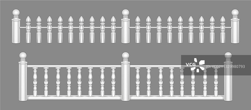 大理石栏杆阳台栏杆或扶手图片素材
