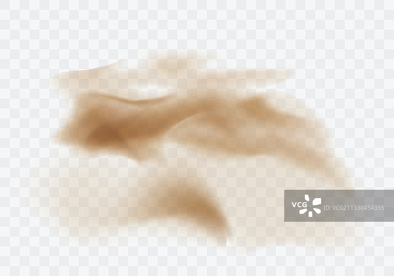 沙漠沙暴上的褐尘云透明图片素材