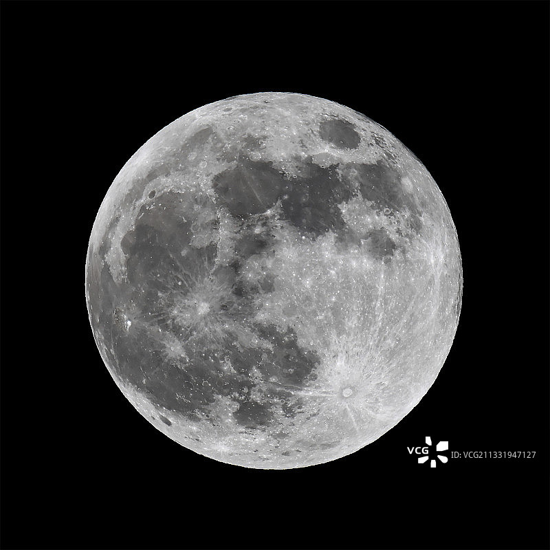 完美的超级月亮！图片素材