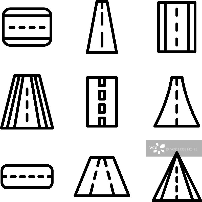 道路标志或标志孤立标志符号图片素材