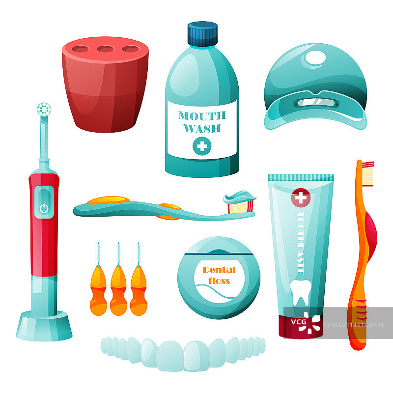 口腔卫生口腔卫生或牙齿清洁护理图片素材