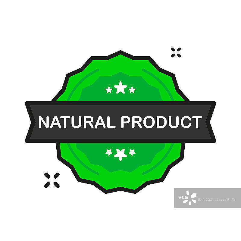 天然产品有机徽章绿色邮票图标图片素材