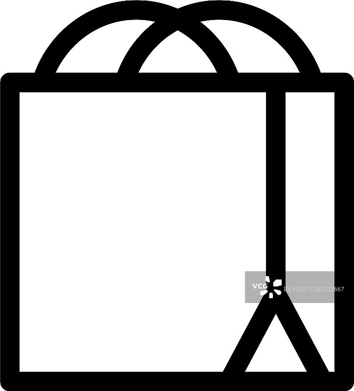 包图标或标志孤立标志符号图片素材
