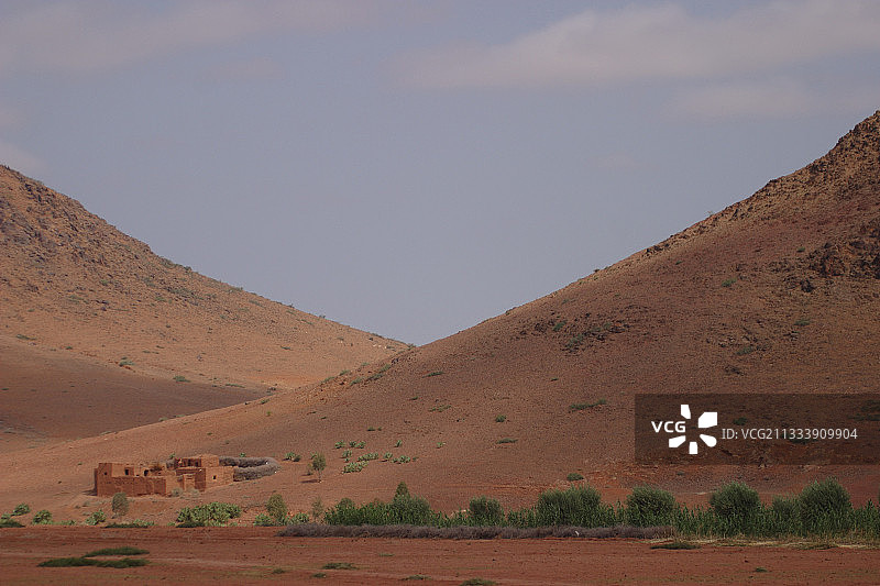 摩洛哥的干旱景观图片素材