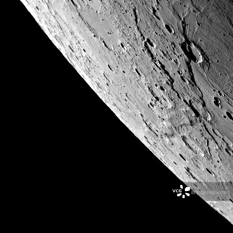 信使号水星2008年10月飞掠图片素材