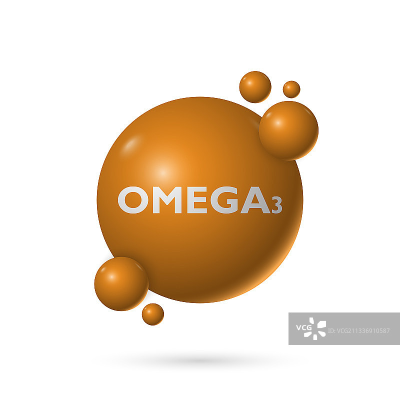 Omega 3天然精华胶囊药物图片素材