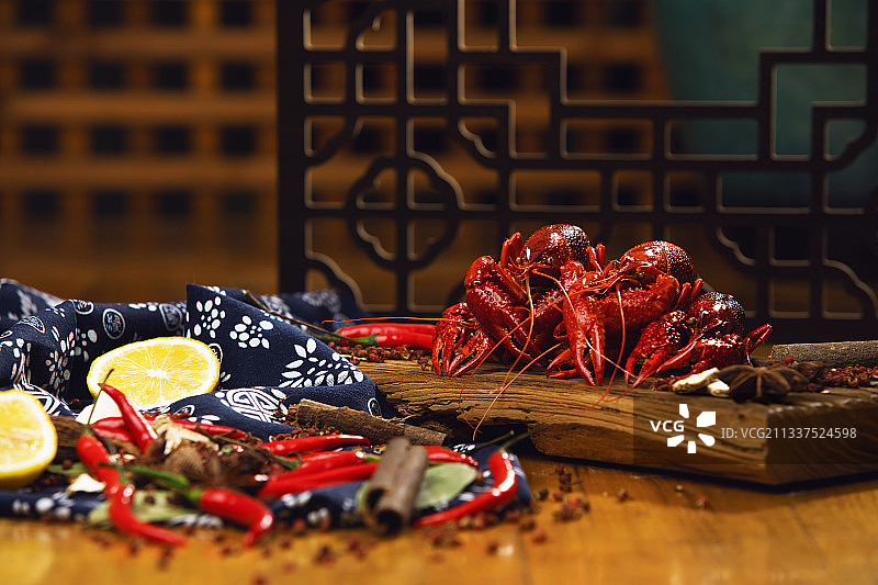 麻辣小龙虾,美味,香料,传统,中国文化图片素材