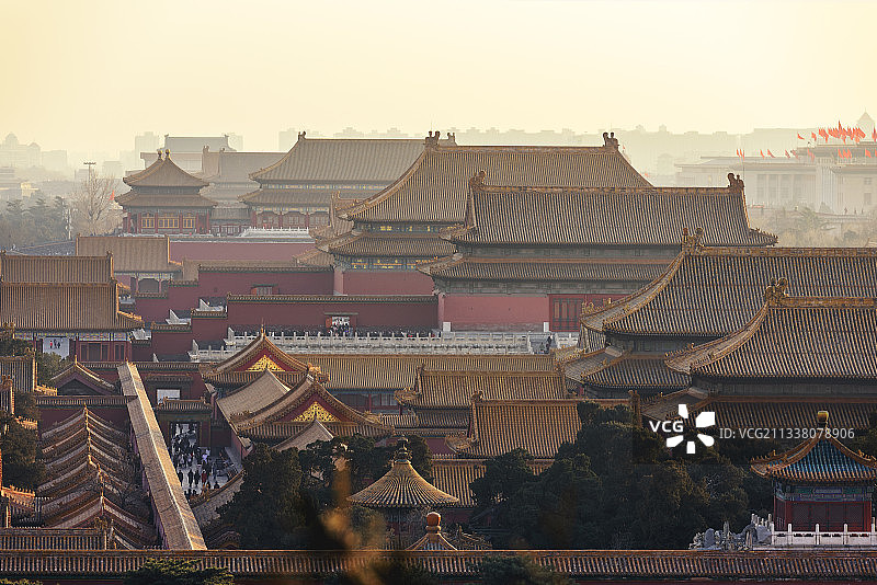 北京故宫城市风光图片素材