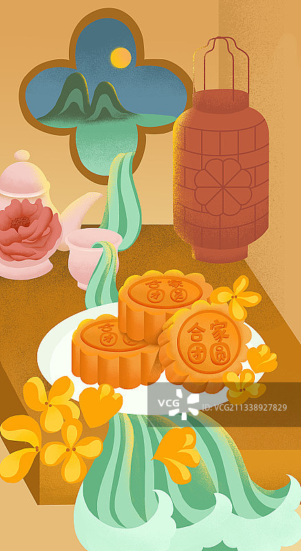 传统美食月饼图片素材