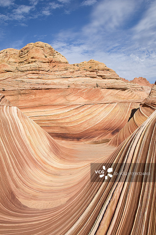 风景如画的沙漠对天空，亚利桑那州，美国，美国图片素材