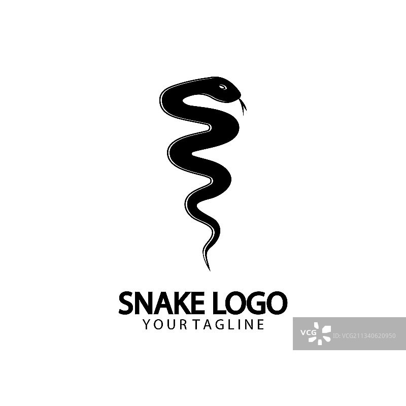 Snake logo模板设计图片素材