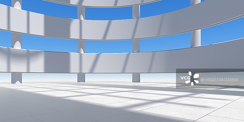 3D现代简洁空间背景图片素材