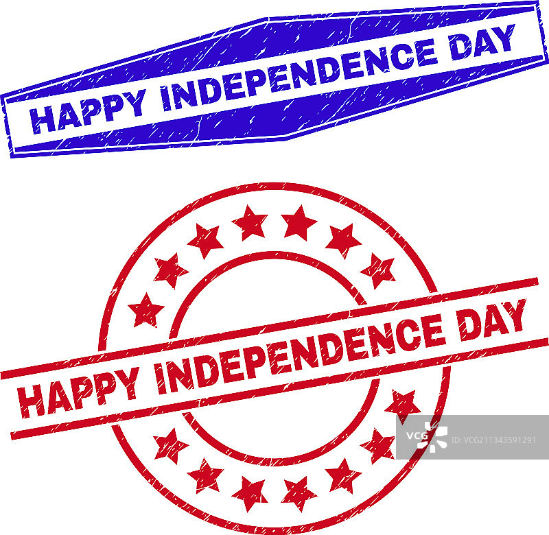 独立日快乐，被腐蚀的徽章在圆圈里图片素材