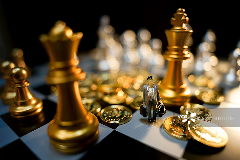 国际象棋，商务，金融，下棋，布局，运筹帷幄，配置，管理，棋子图片素材