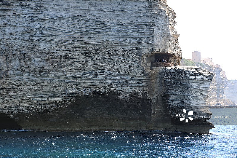 法国博尼法西奥的海景图片素材