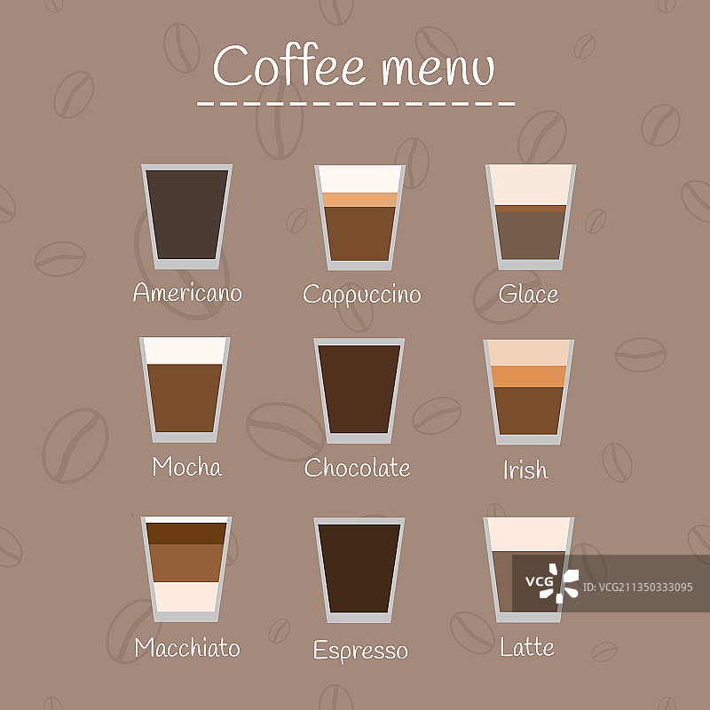 咖啡菜单图片素材