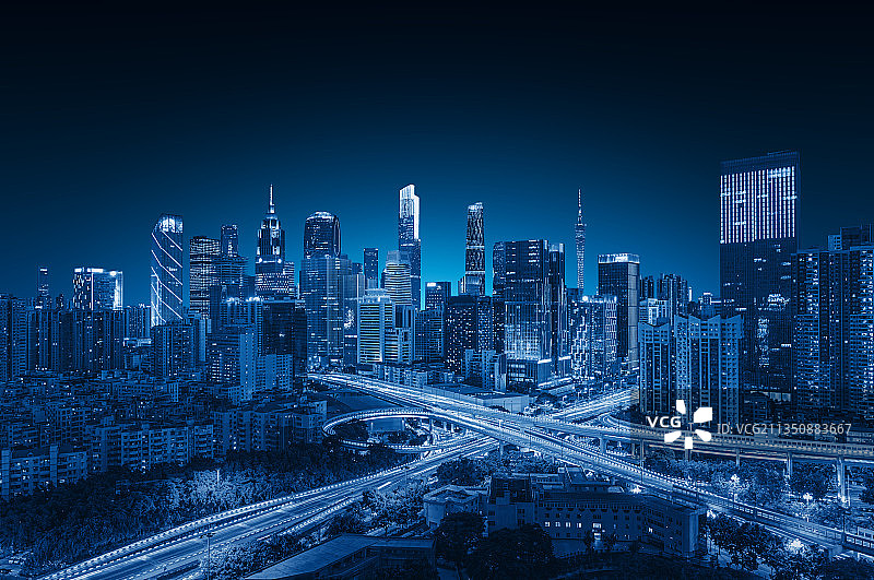 广州科技建设城市建筑背景图片素材