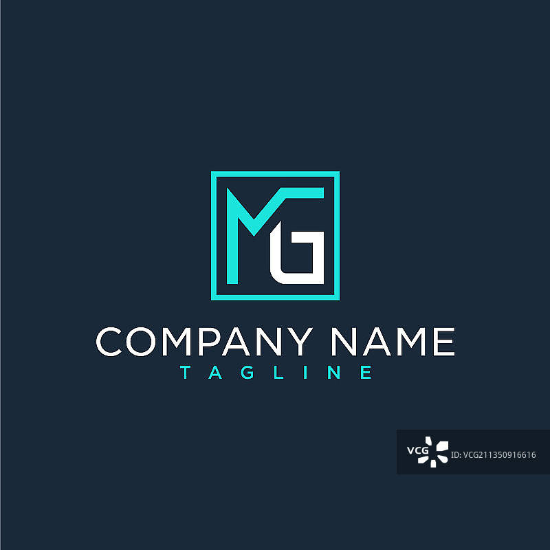 Mg通用最初的豪华logo设计灵感图片素材