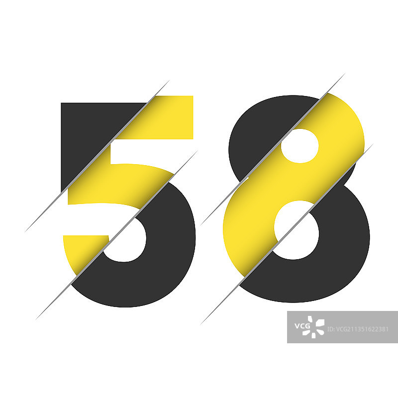 58 58 8号标志设计与创意裁剪和图片素材