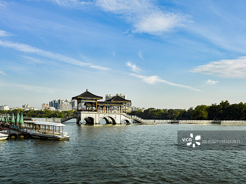 广东省惠州市西湖风景名胜区石桥图片素材