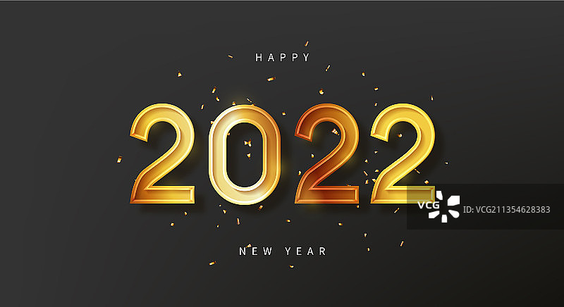 2022年新年假期快乐横幅图片素材
